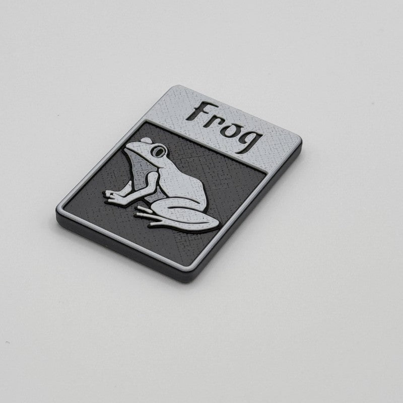 Frog Token (tree frog - grayscale)
