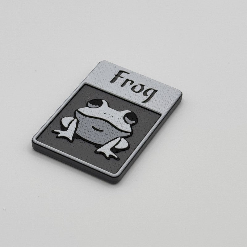 Frog Token (baby - grayscale)