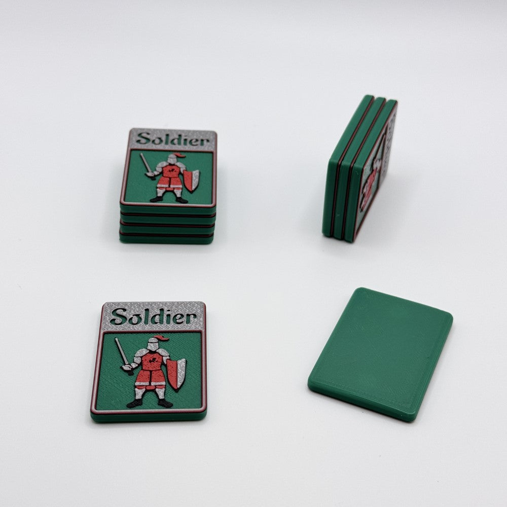 Soldier w/ Sword Token (green)