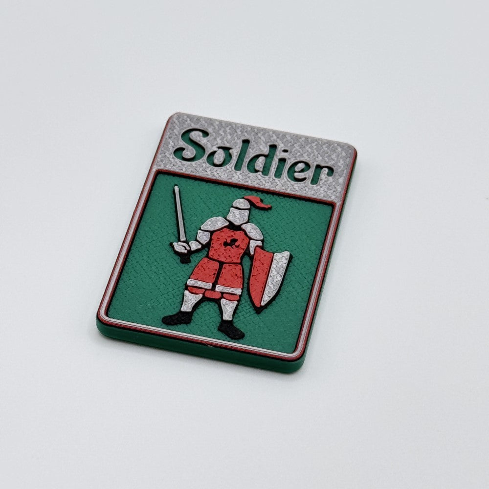 Soldier w/ Sword Token (green)