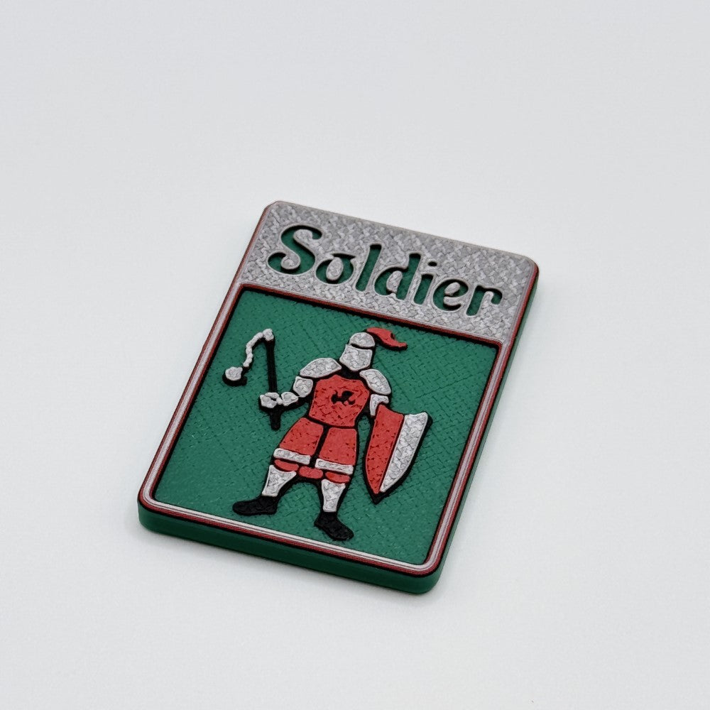 Soldier w/ Flail Token (green)