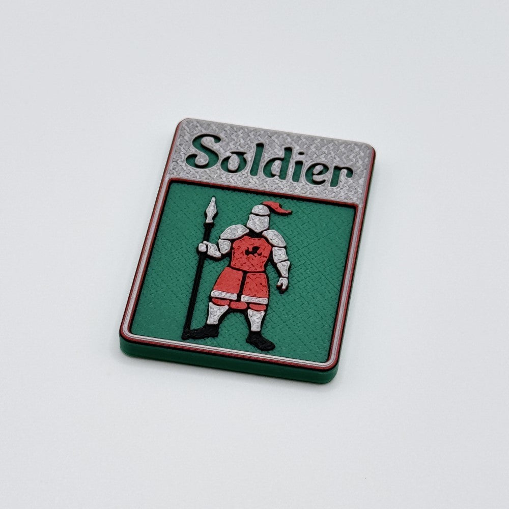 Soldier w/ Spear Token (green)