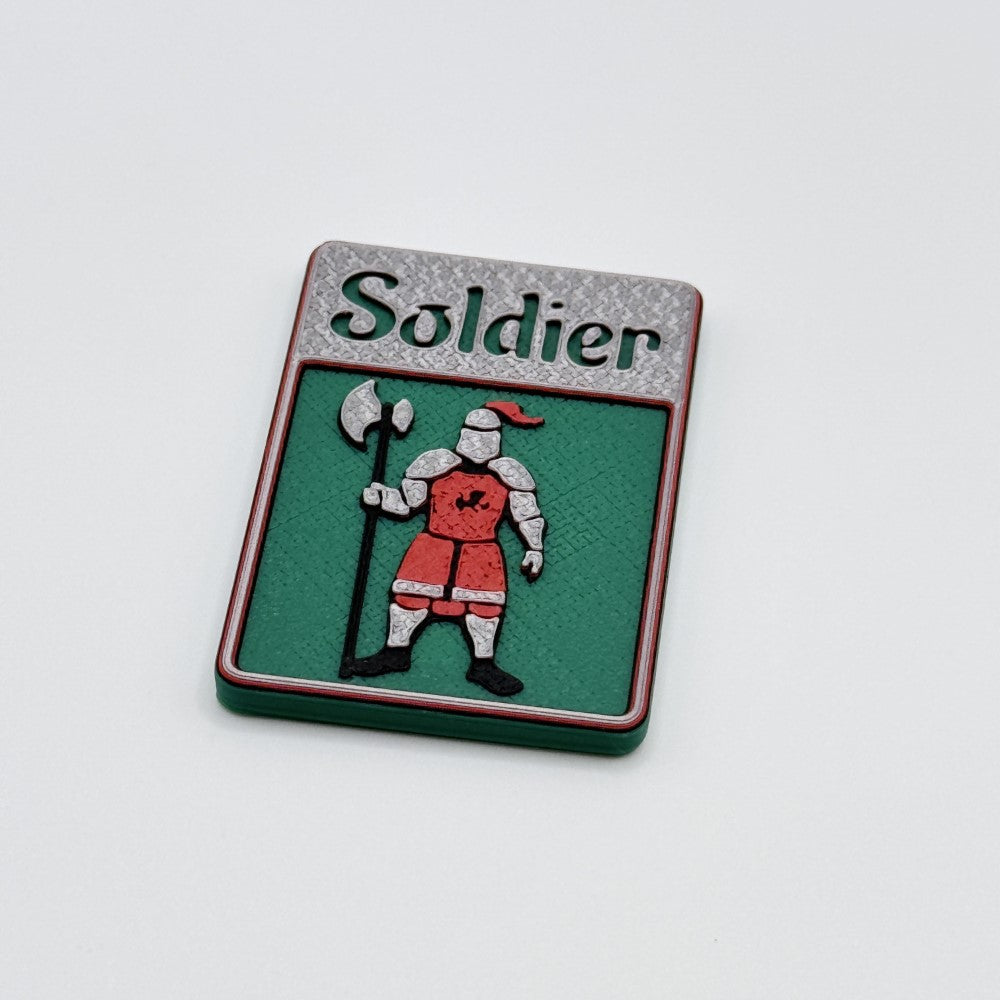 Soldier w/ Axe Token (green)
