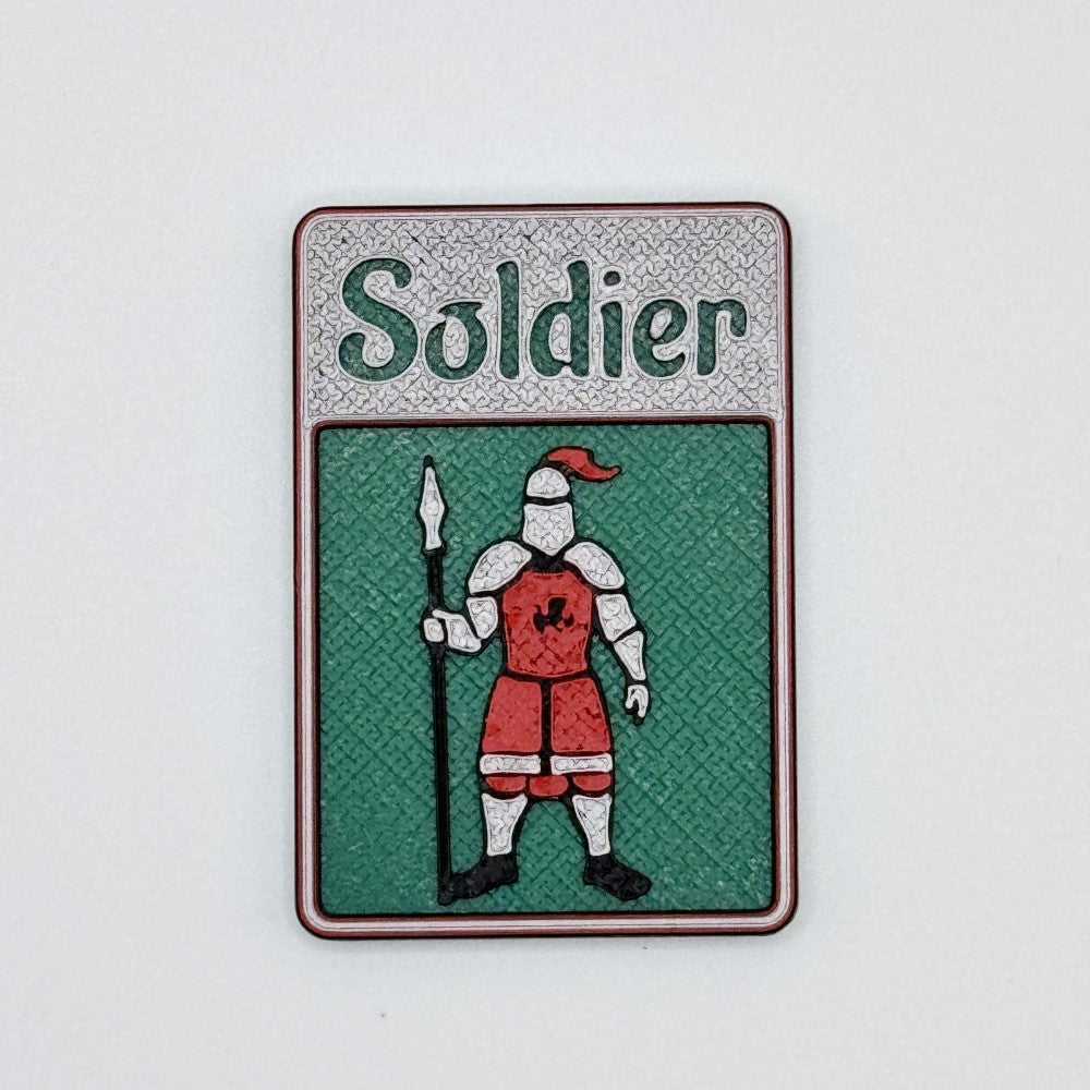 Soldier w/ Spear Token (green)