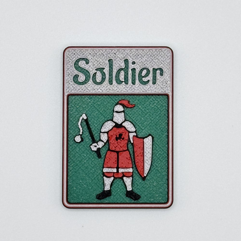 Soldier w/ Flail Token (green)