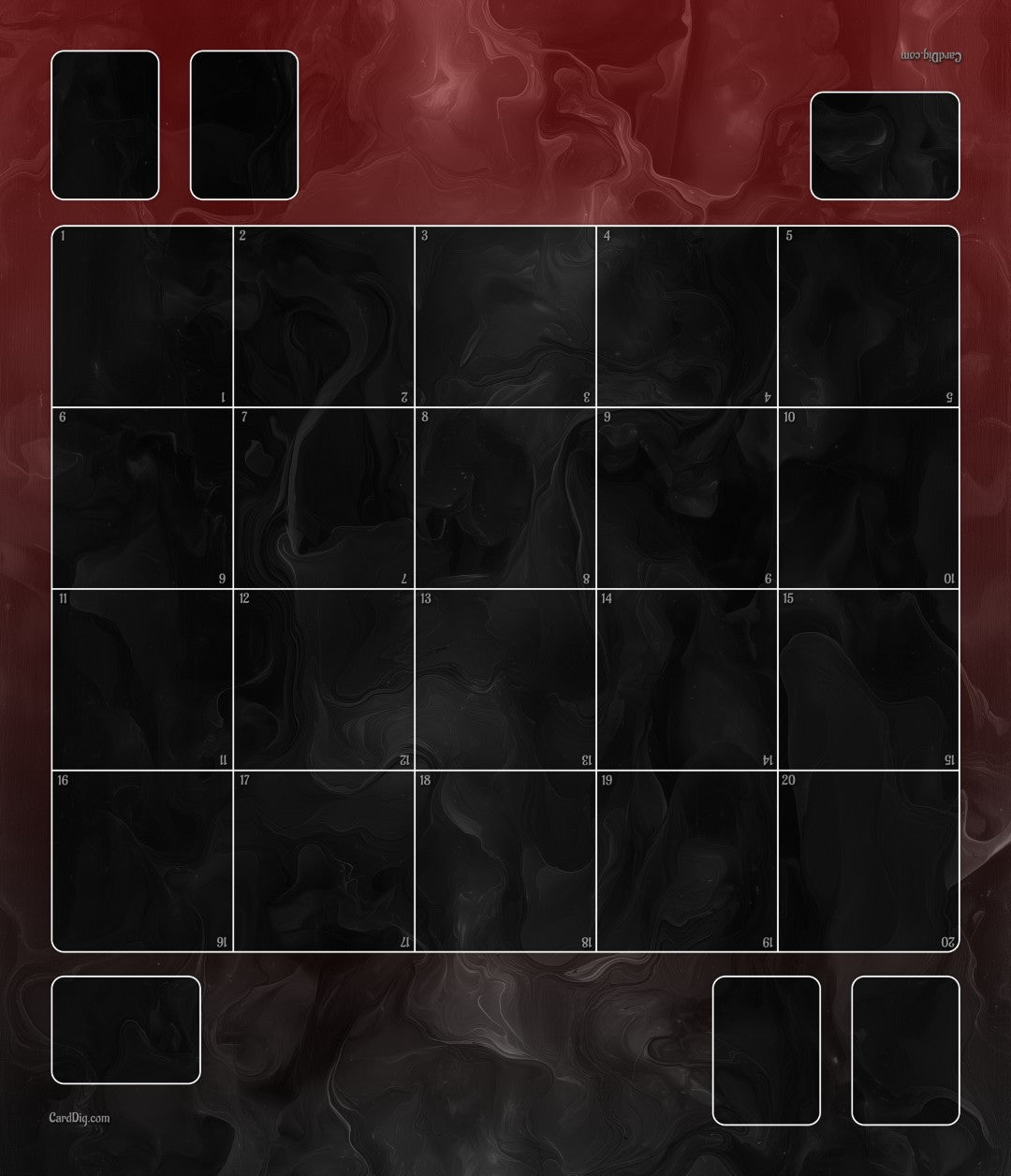 Crimson Void - Two Player Playmat for Sorcery: Contested Realm TCG