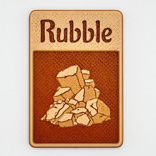 Rubble Token (brown & tan)
