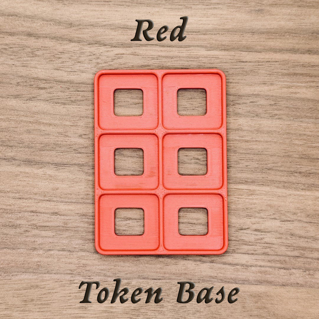 Immobile Silenced & Disabled - Magnetic Tokens (Red Text)