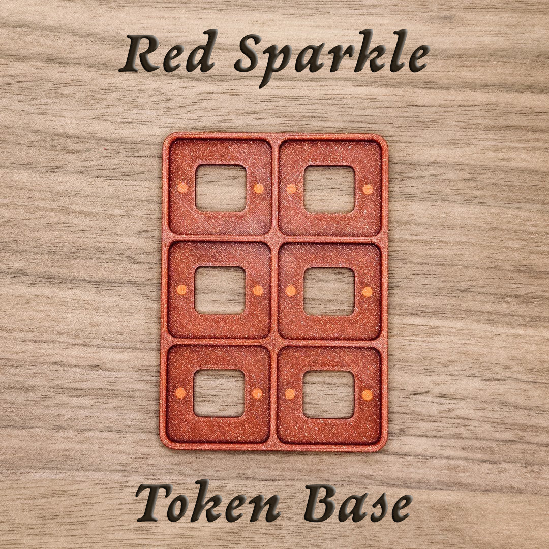 Immobile Silenced & Disabled - Magnetic Tokens (Red Text)