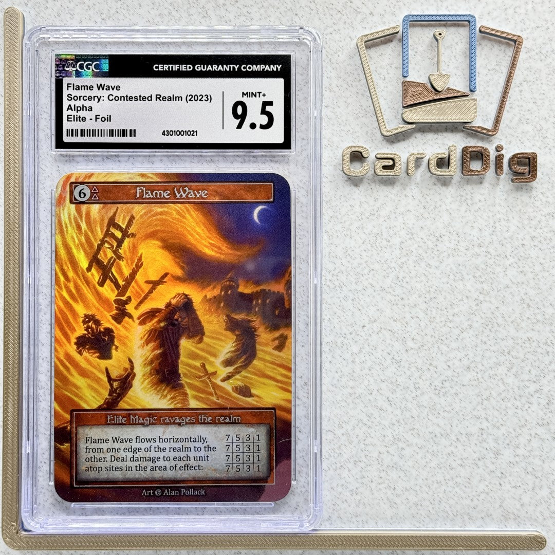 Flame Wave - Foil Graded (α Elite)