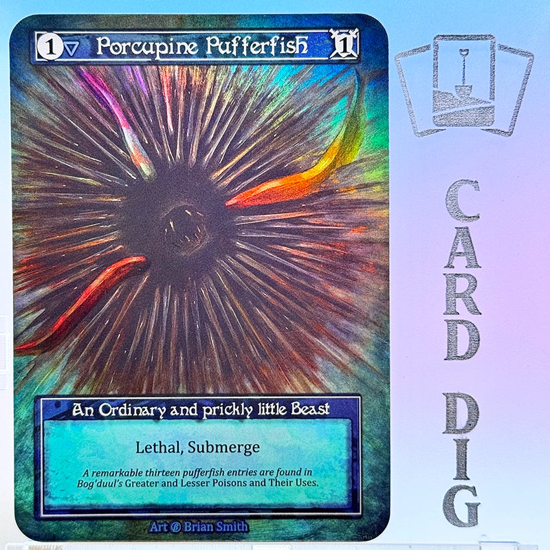 Porcupine Pufferfish - Foil (β Ord)