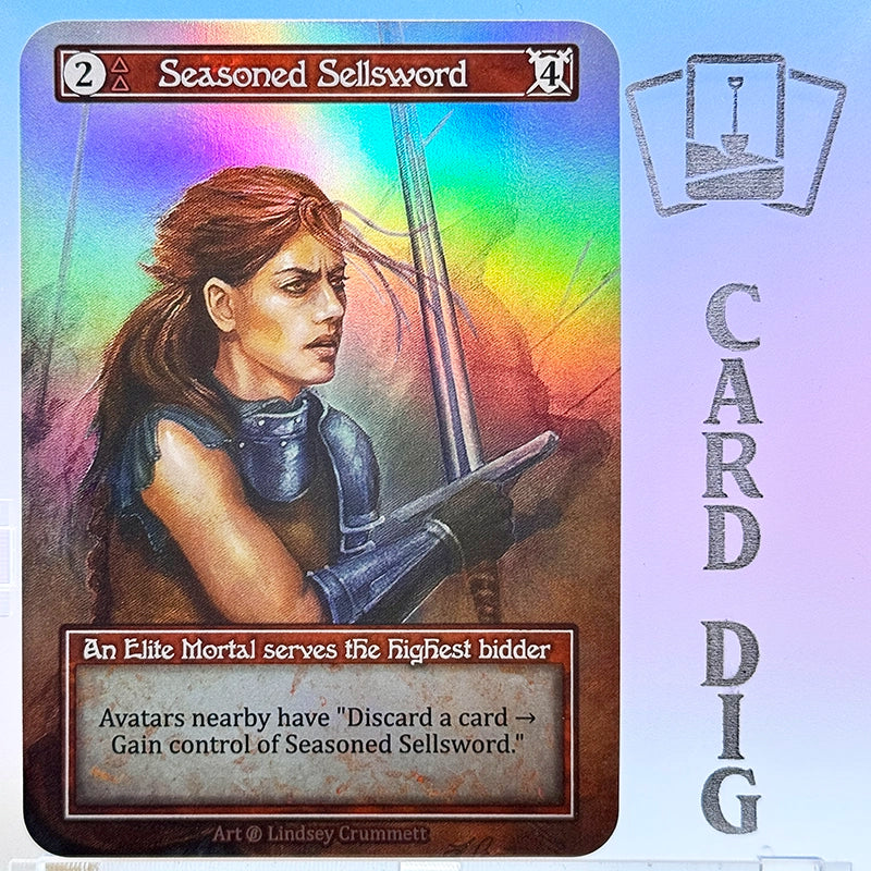 Seasoned Sellsword - Foil (β Elite)