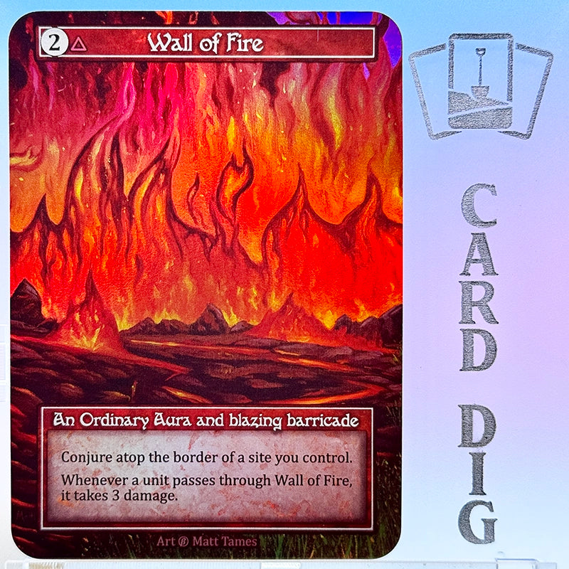 Wall of Fire - Foil (β Ord)