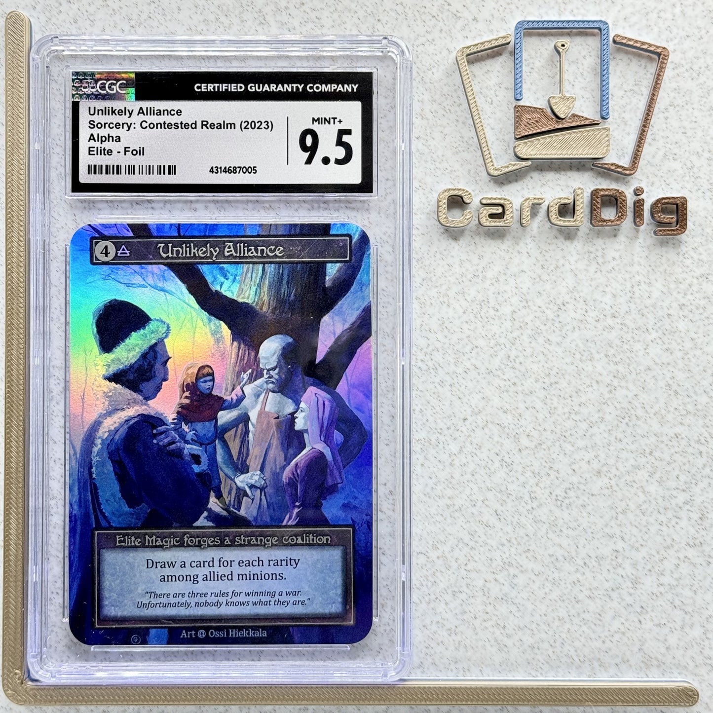 Unlikely Alliance - Foil Graded (α Elite)