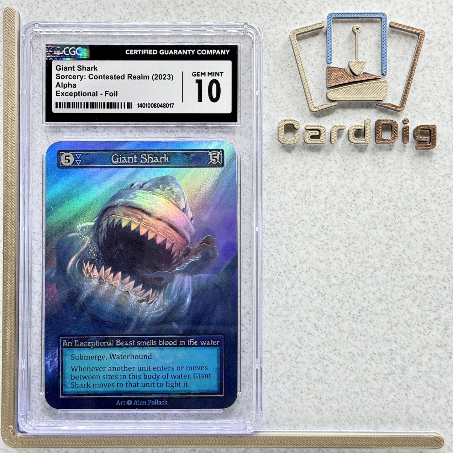 Giant Shark  - Foil Graded (α Exc)