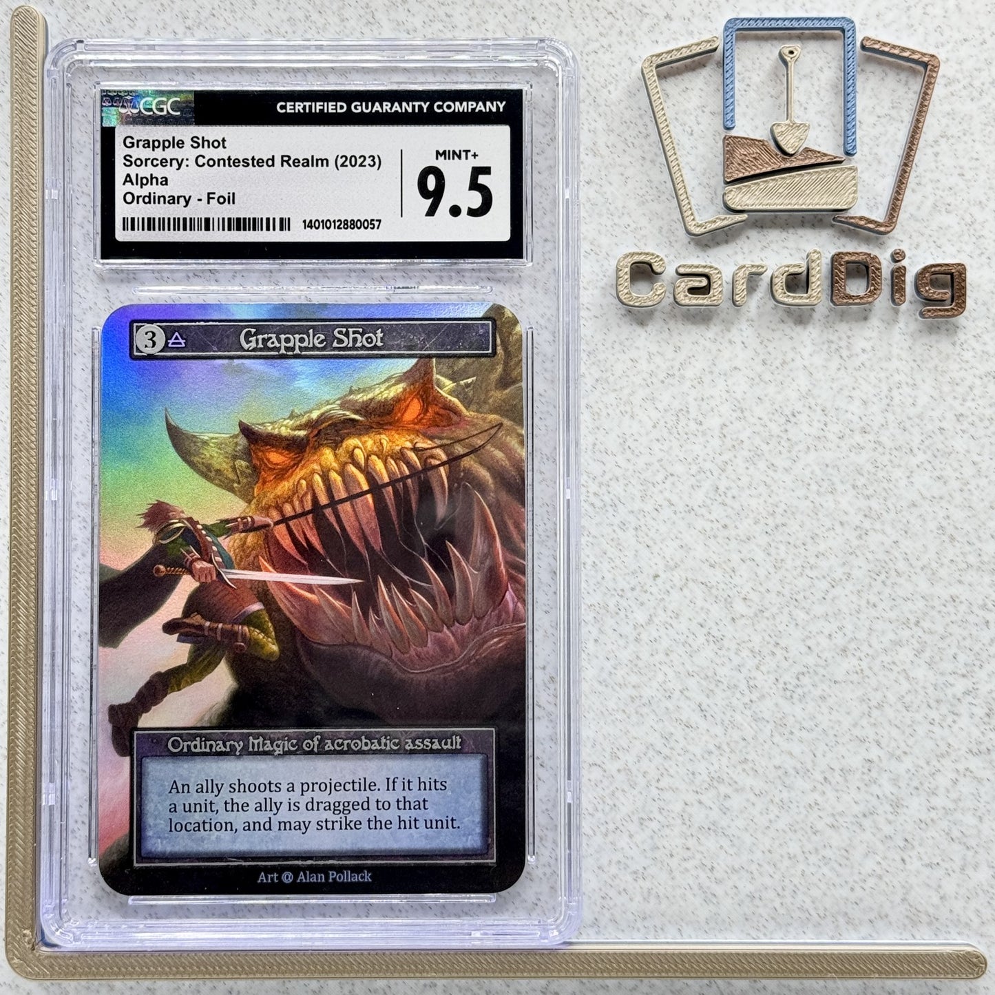 Grapple Shot - Foil Graded (α Ord)