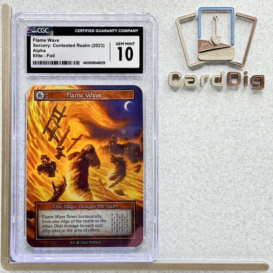 Flame Wave  - Foil Graded (α Elite)