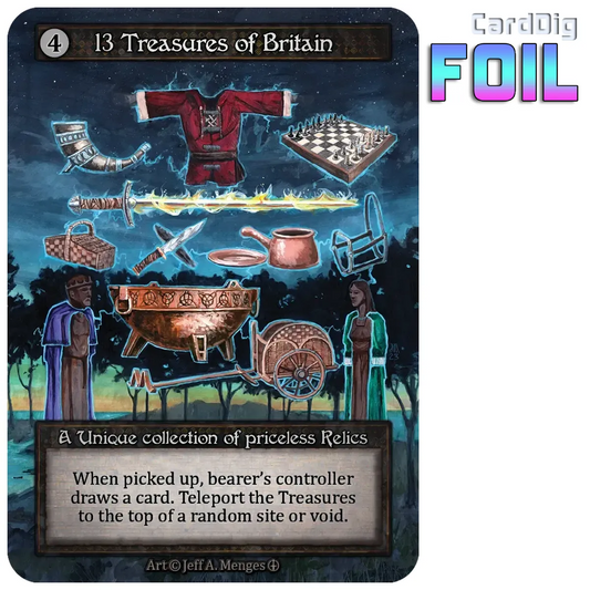 Sorcery TCG  of Flame β foil River of Flame FOIL | Unique Site | ALPHA Sorcery Contested