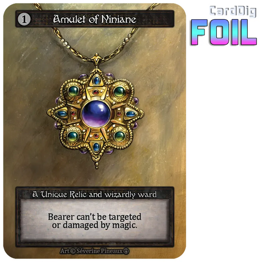 Amulet of Niniane - Foil (AL Unq)