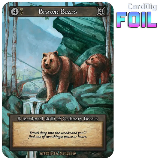 Brown Bears - Foil (AL Ord)
