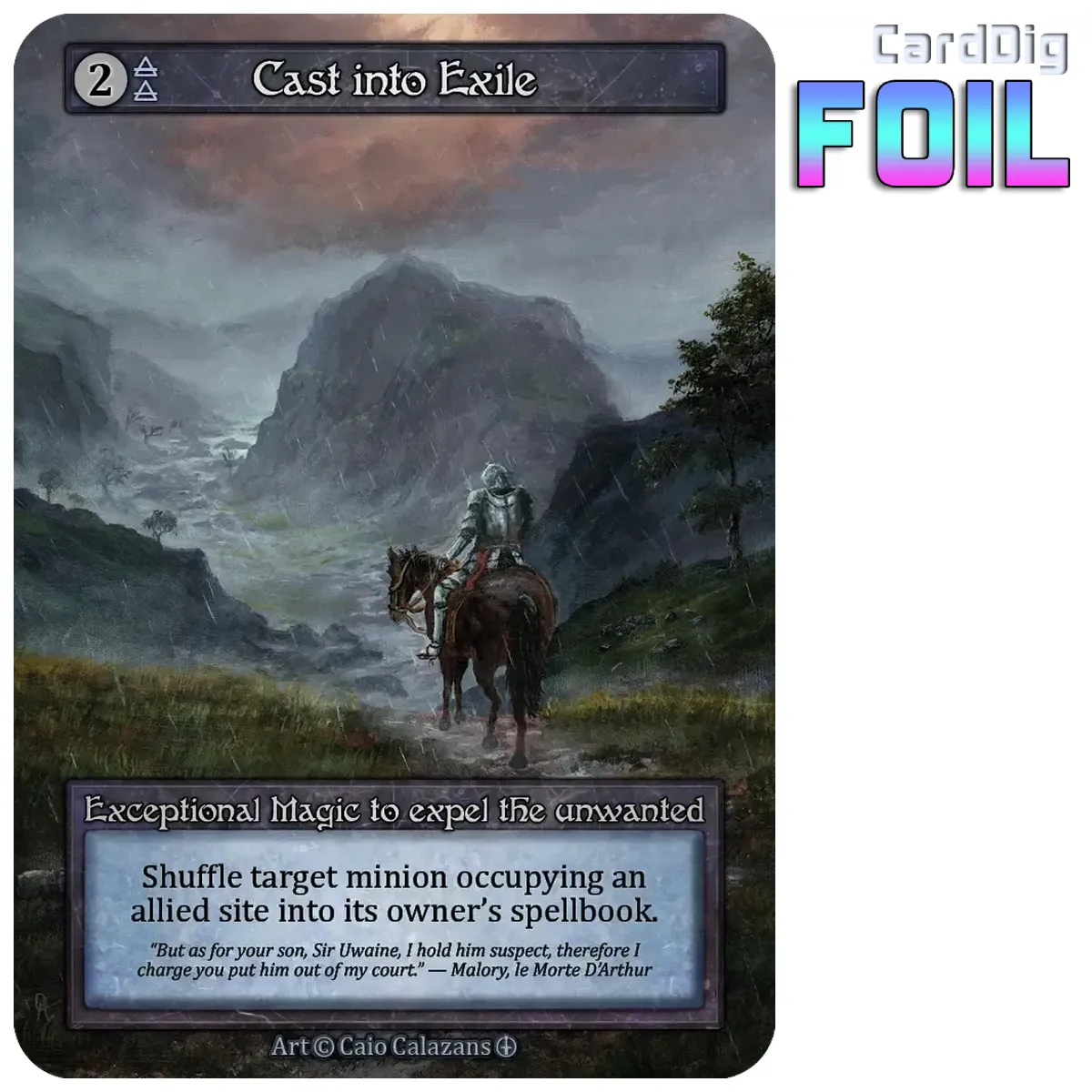 Cast into Exile - Foil (AL Exc)