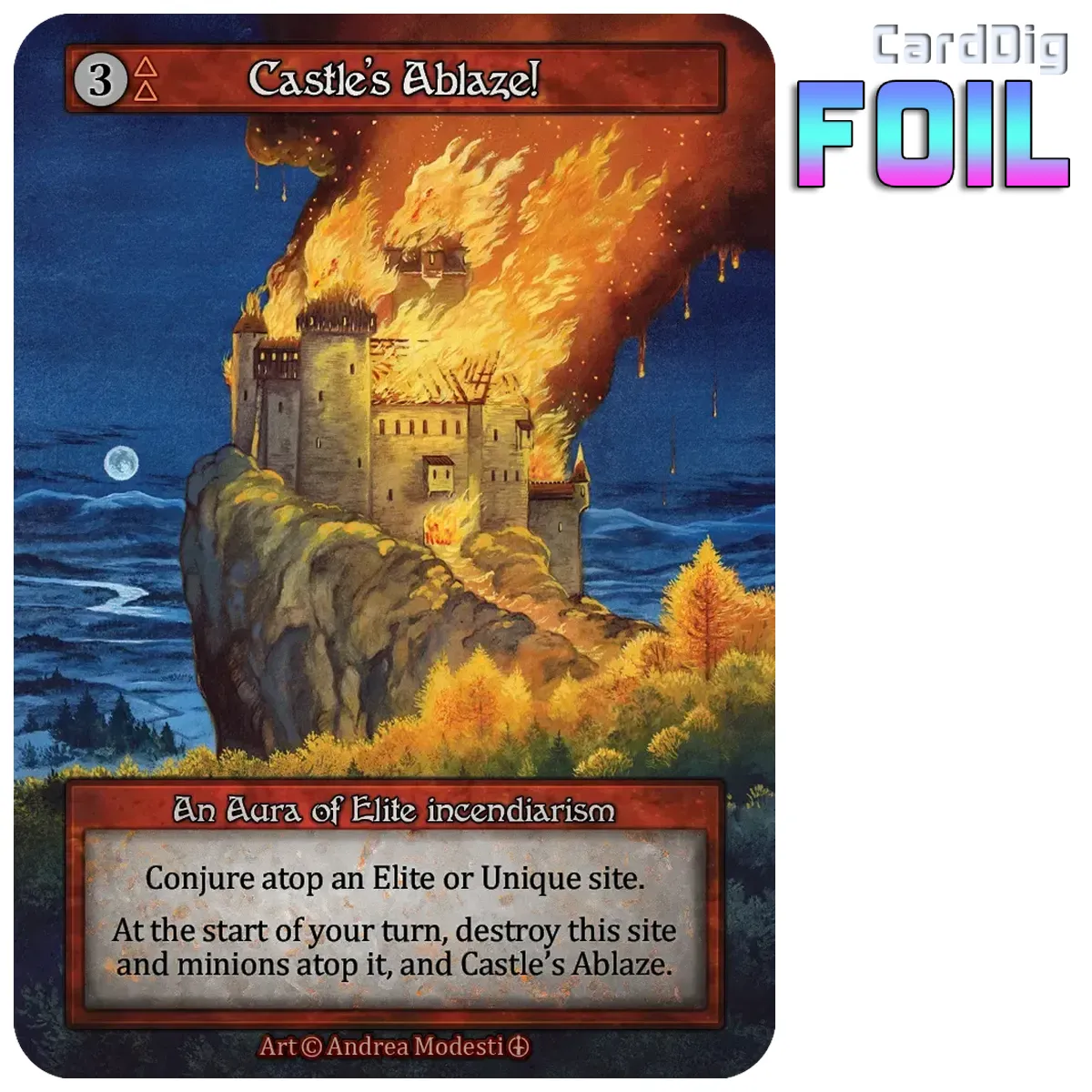 Castles Ablaze - Foil (AL Elite)