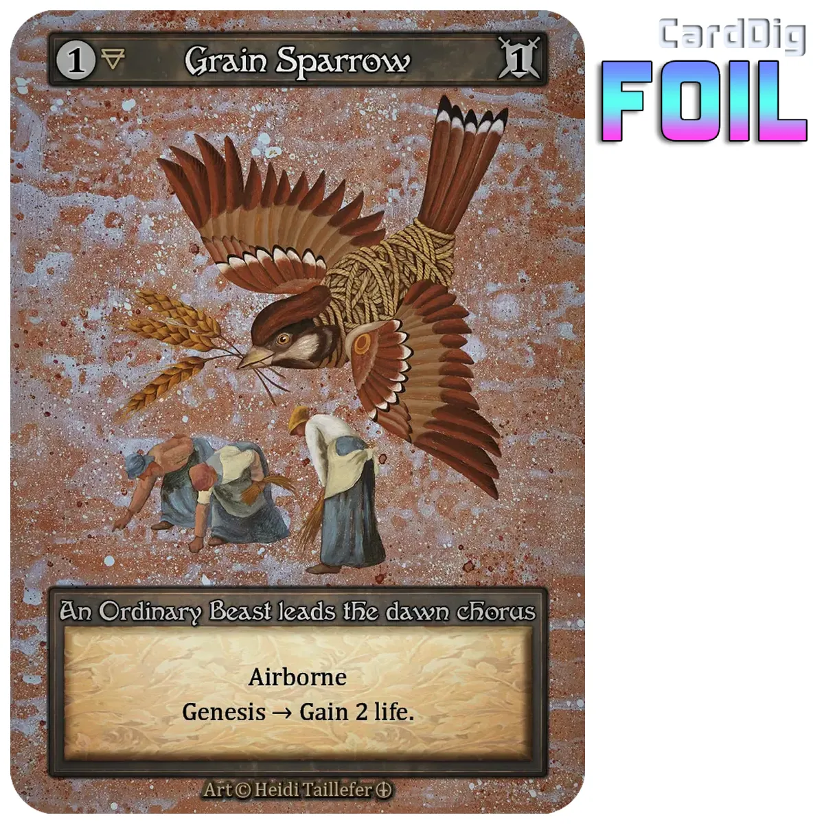 Grain Sparrow - Foil (AL Ord)