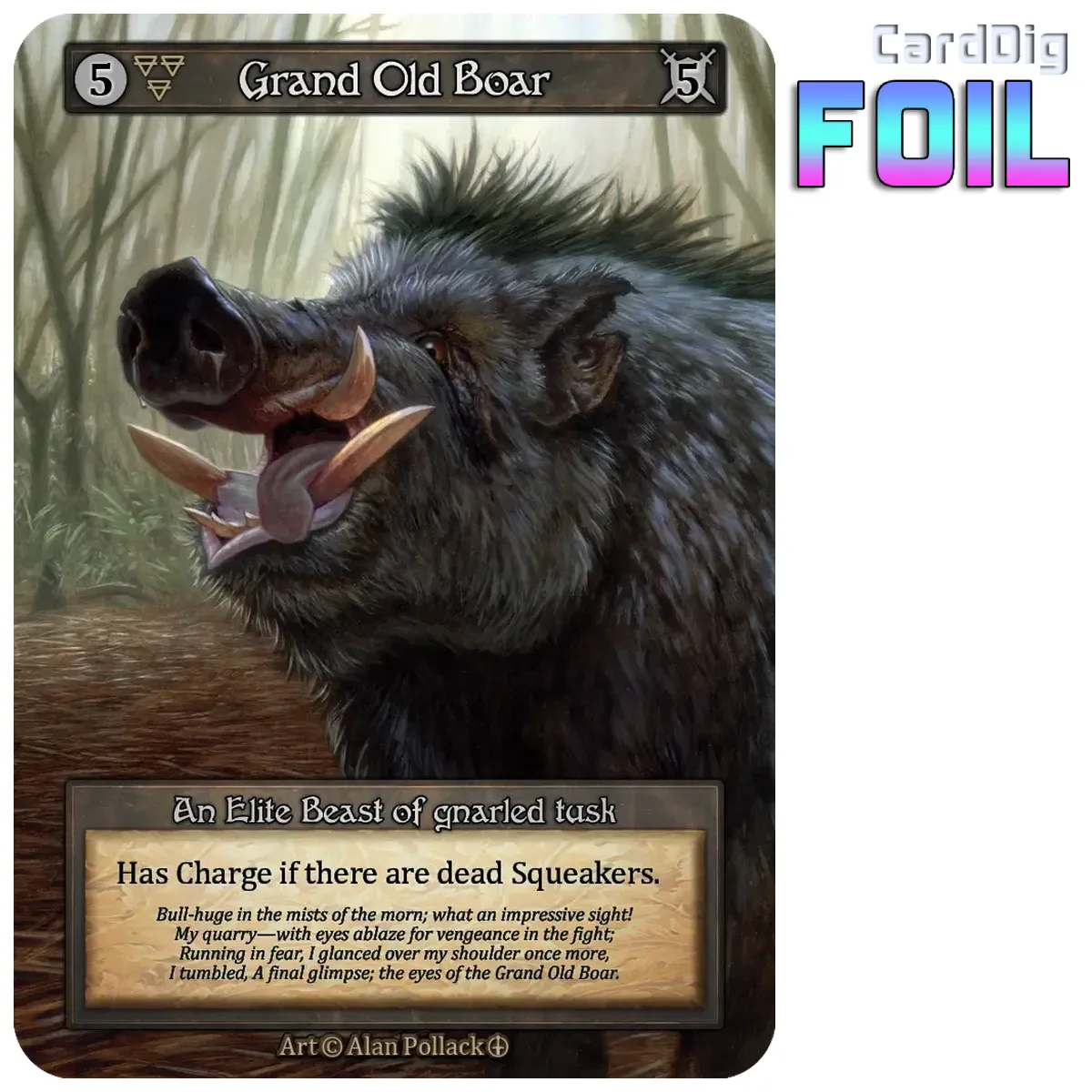 Grand Old Boar - Foil (AL Elite)