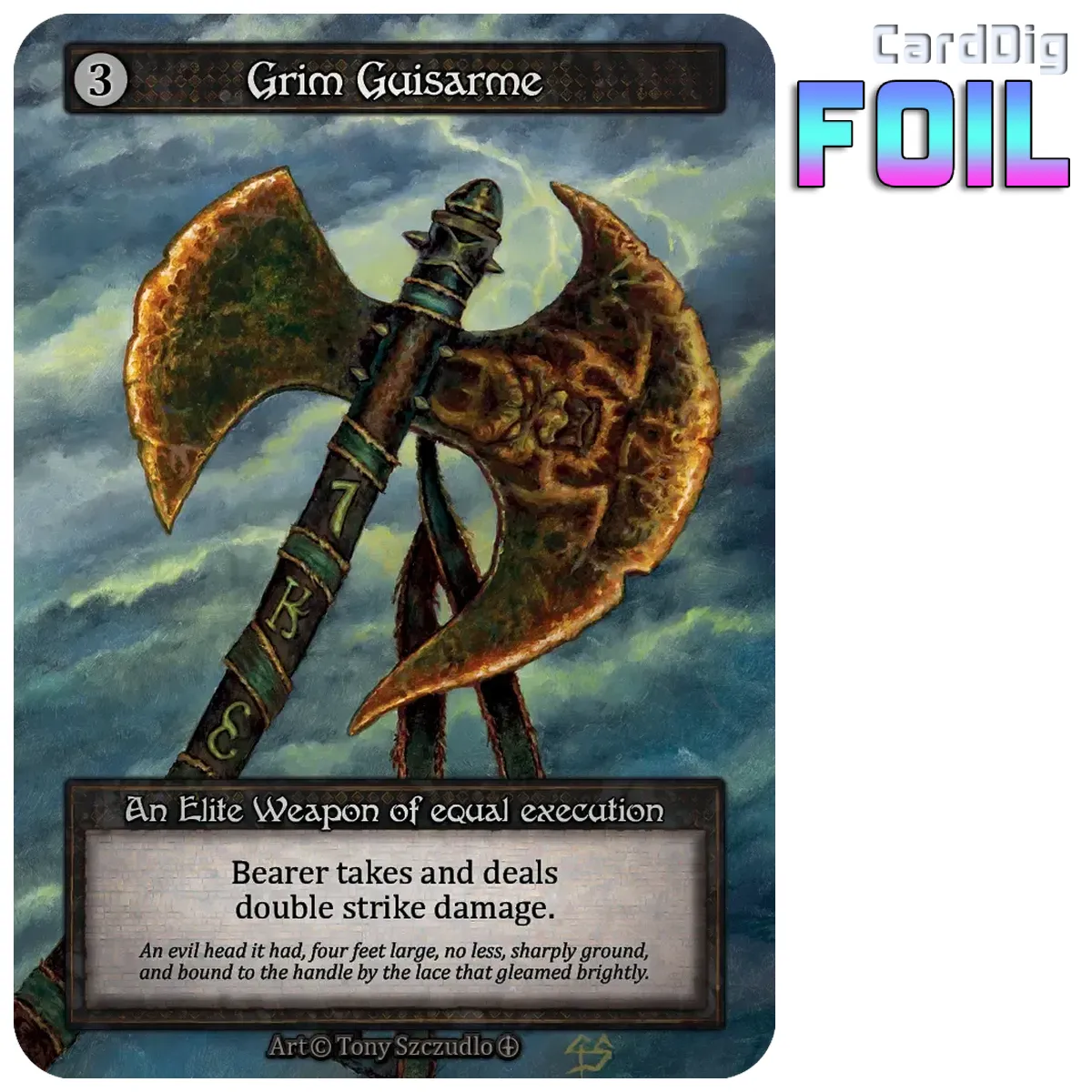 Grim Guisarme - Foil (AL Elite)