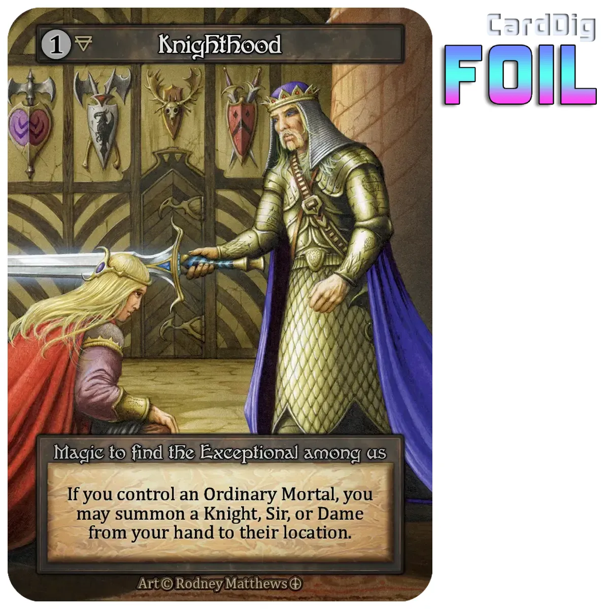 Knighthood - Foil (AL Exc)