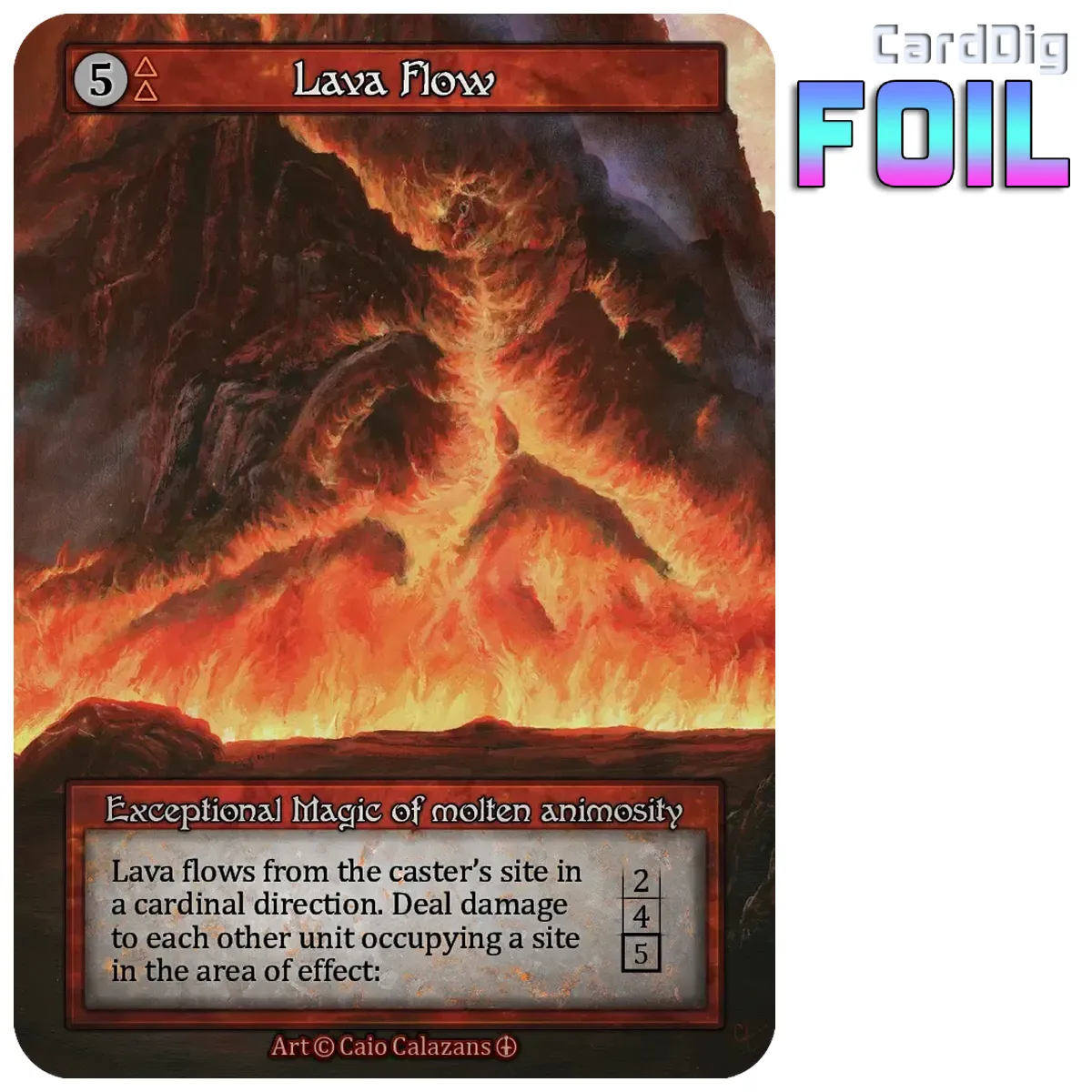 Lava Flow - Foil (AL Exc)