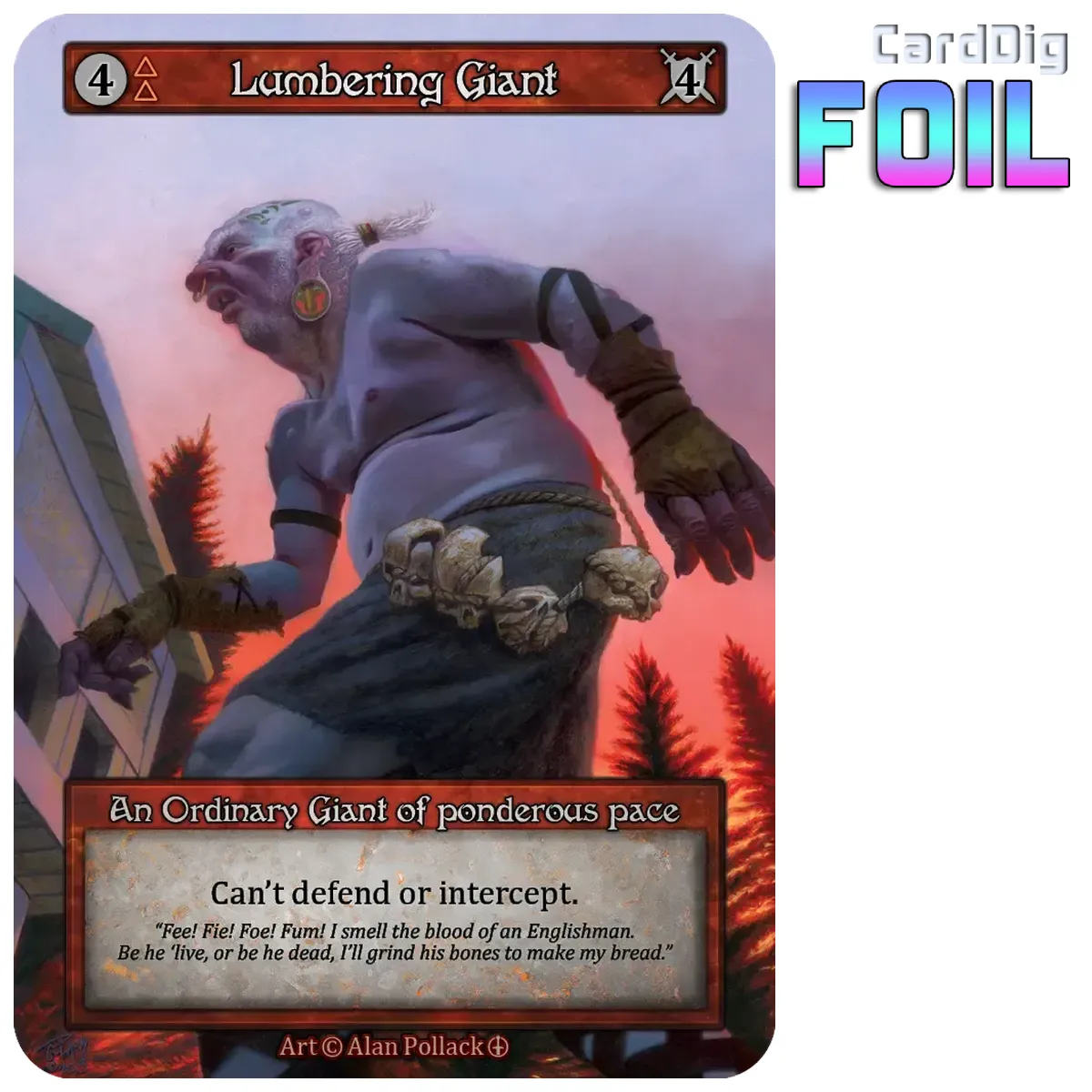 Lumbering Giant - Foil (AL Ord)