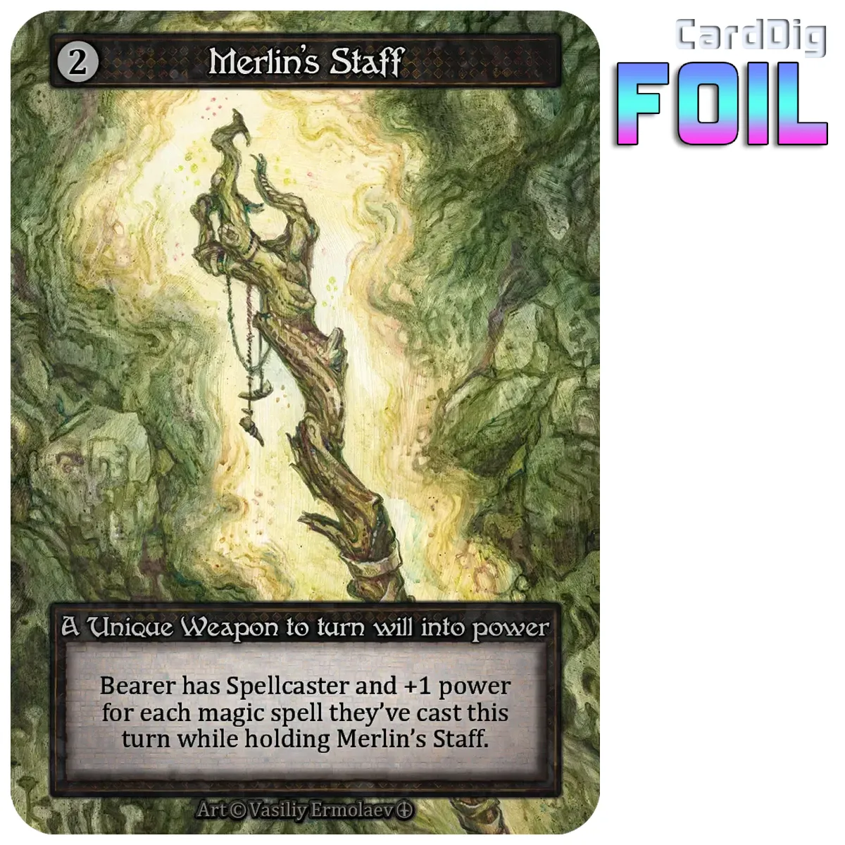 Merlins Staff - Foil (AL Unq)
