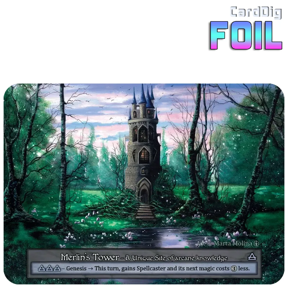 Merlins Tower - Foil (AL Unq)