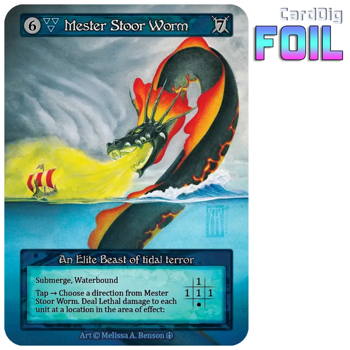 Mester Stoor Worm - Foil (AL Elite)