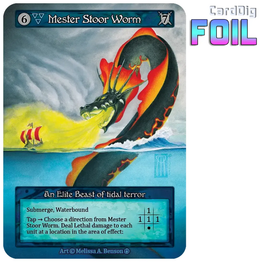 Mester Stoor Worm - Foil (AL Elite)