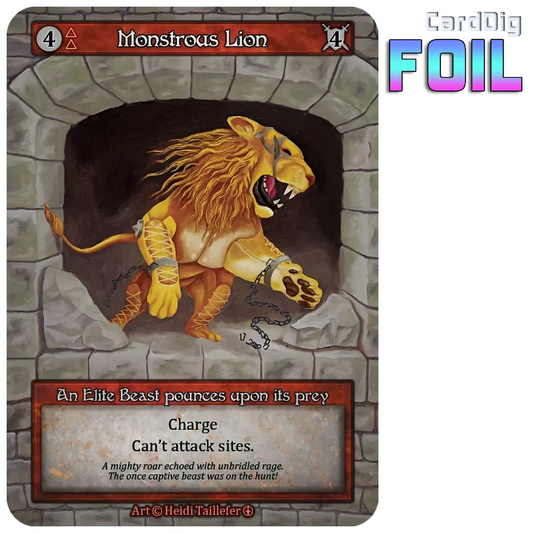 Monstrous Lion - Foil (AL Elite)