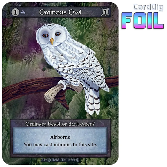Omnious Owl - Foil (AL Ord)