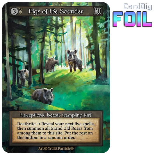 Pigs of the Sounder - Foil (AL Exc)