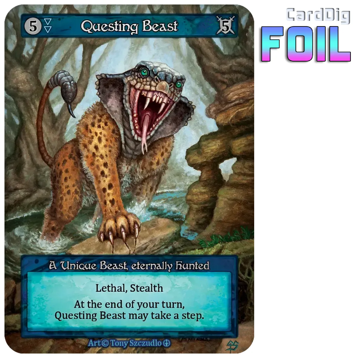 Questing Beast - Foil (AL Unq)