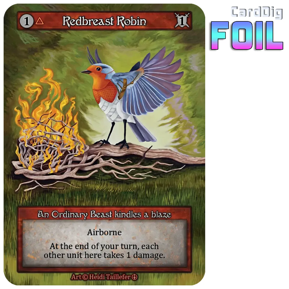 Redbreast Robin - Foil (AL Ord)