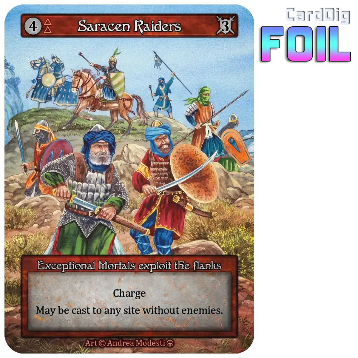 Saracen Raider - Foil (AL Exc)