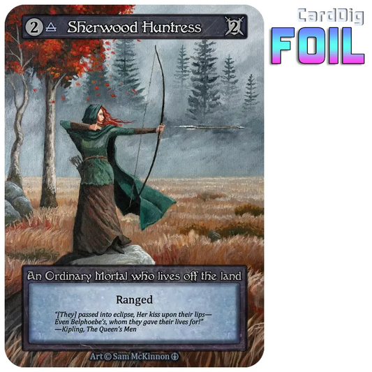 Sherwood Huntress - Foil (AL Ord)