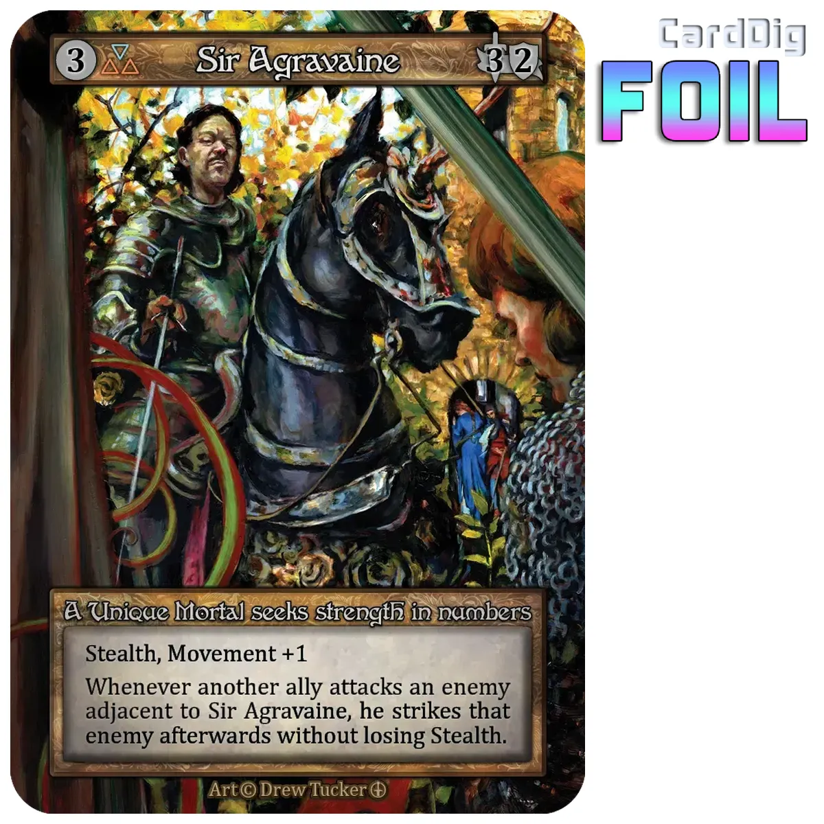 Sir Agravaine - Foil (AL Unq)
