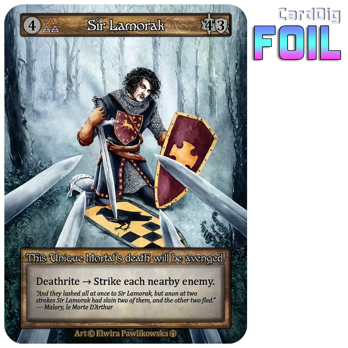 Sir Lamorak - Foil (AL Unq)