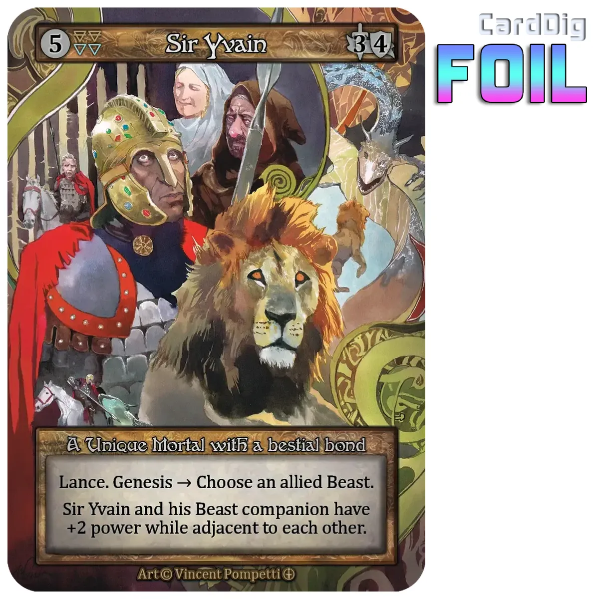 Sir Yvain - Foil (AL Unq)