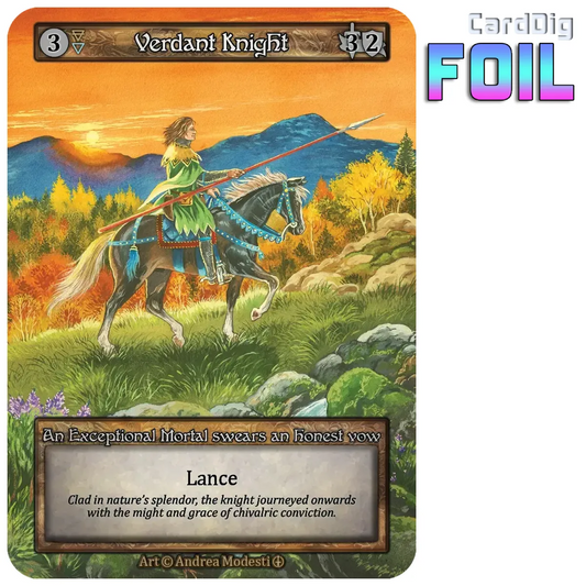 Verdant Knight - Foil (AL Exc)