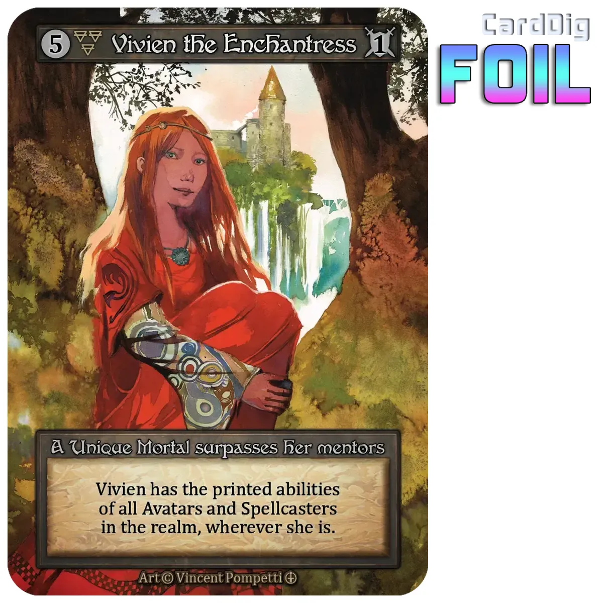 Vivien the Enchantress - Foil (AL Unq)