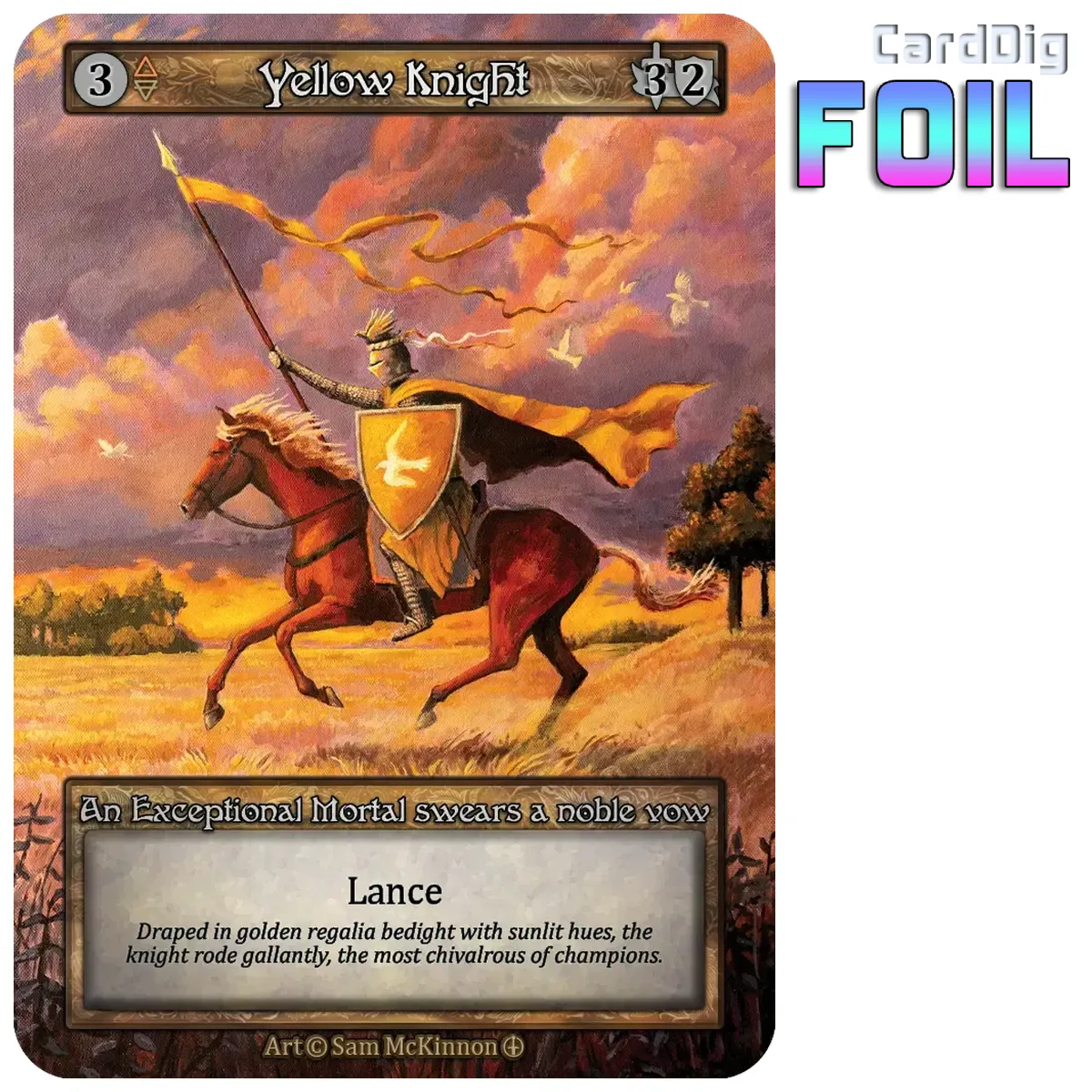 Yellow Knight - Foil (AL Exc)