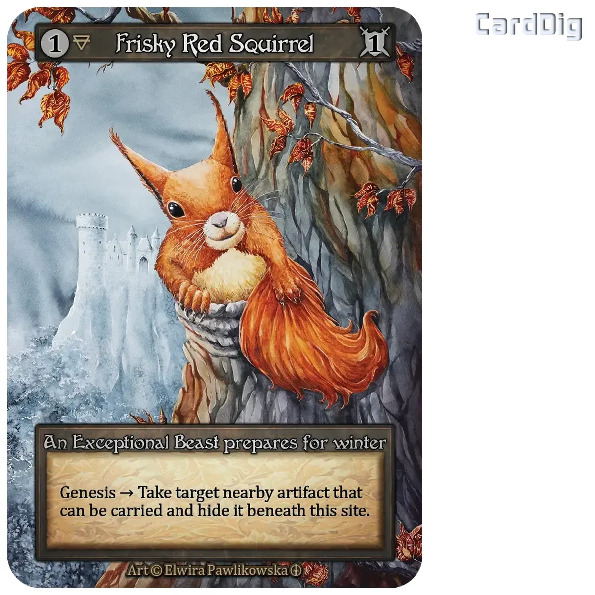 Frisky Red Squirrel (AL Exc)